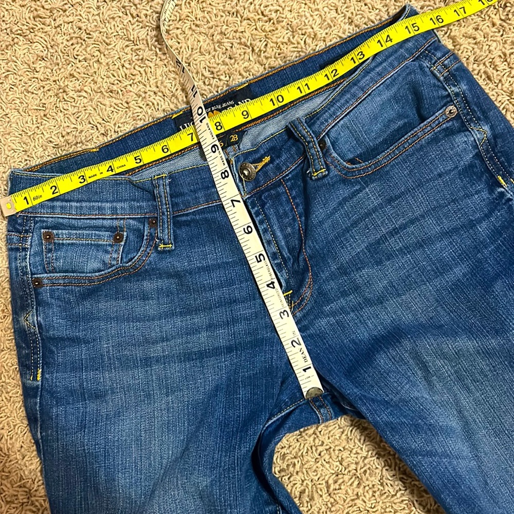 Lot of 2🍀LUCKY BRAND 💙VTG JEANS☘️1 SWEET’N STRAIGHT & 1 SWEET’N CROP🌻Sz 6/28 - Picture 9 of 14